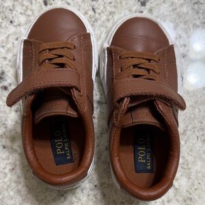 Polo by Ralph Lauren Kids Tan Sneakers